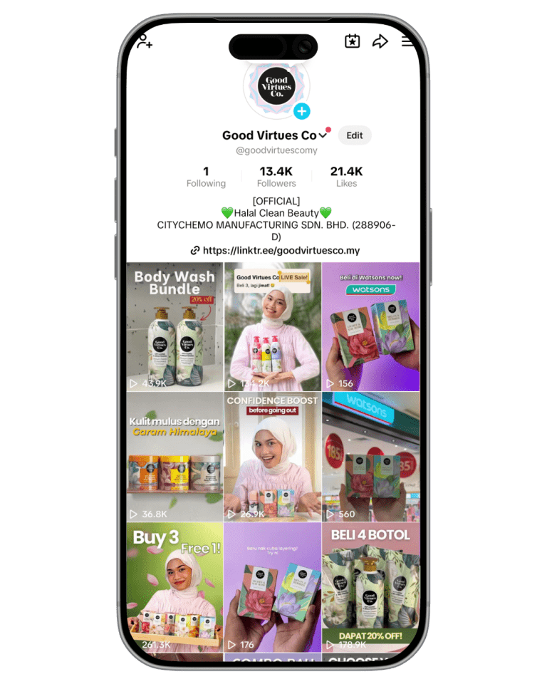 Good Virtues Co TikTok Profile