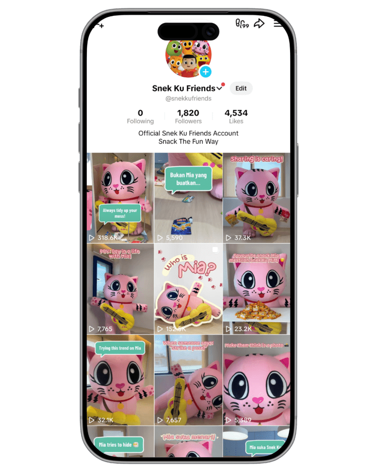 Snek Ku Friends TikTok Profile