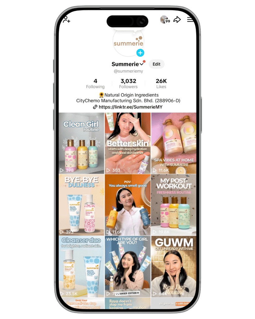 Summerie TikTok Profile